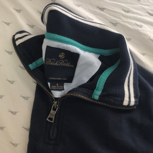 Brooks brothers quarter zip sweatshirt - Picture 3 of 3